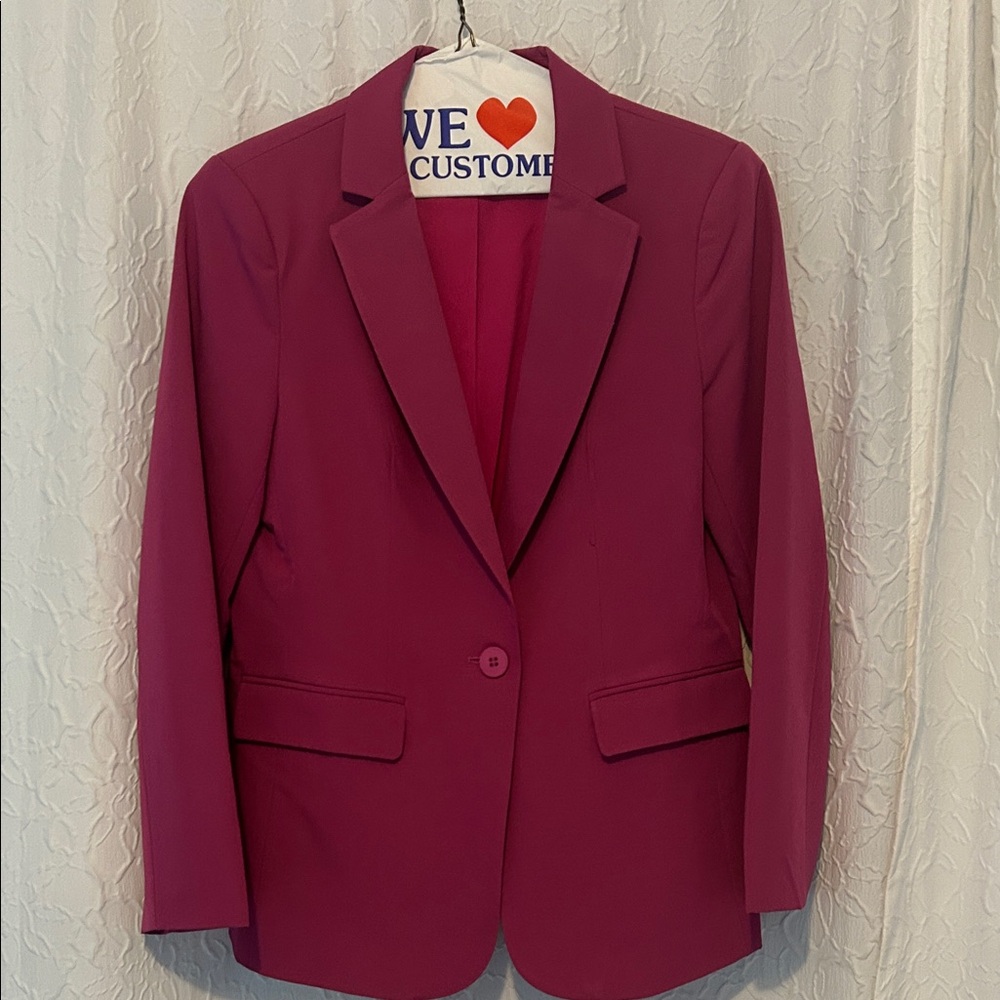 Elegant Women's Fuchsia Blazer